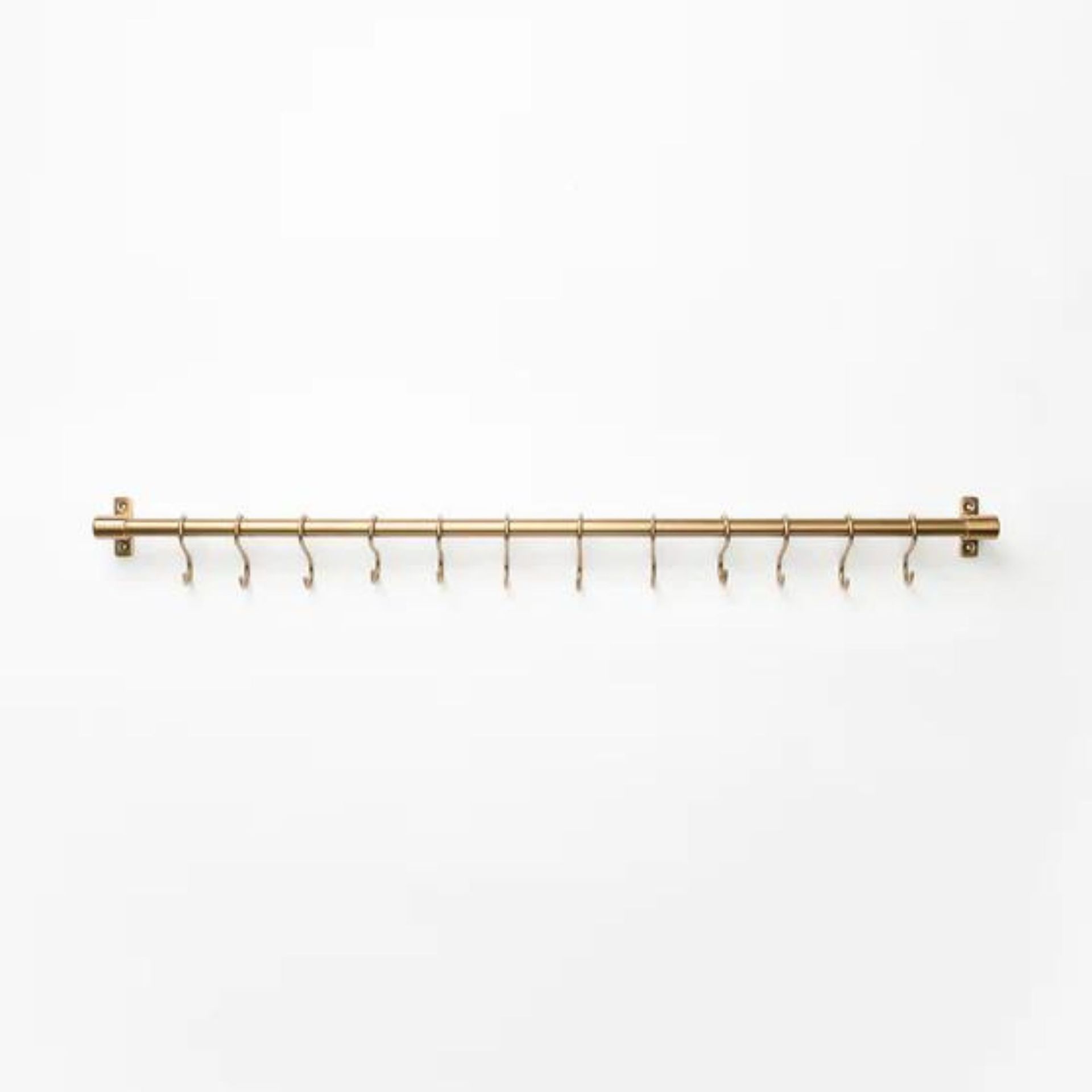 mcgee and co metal pot rack with hooks