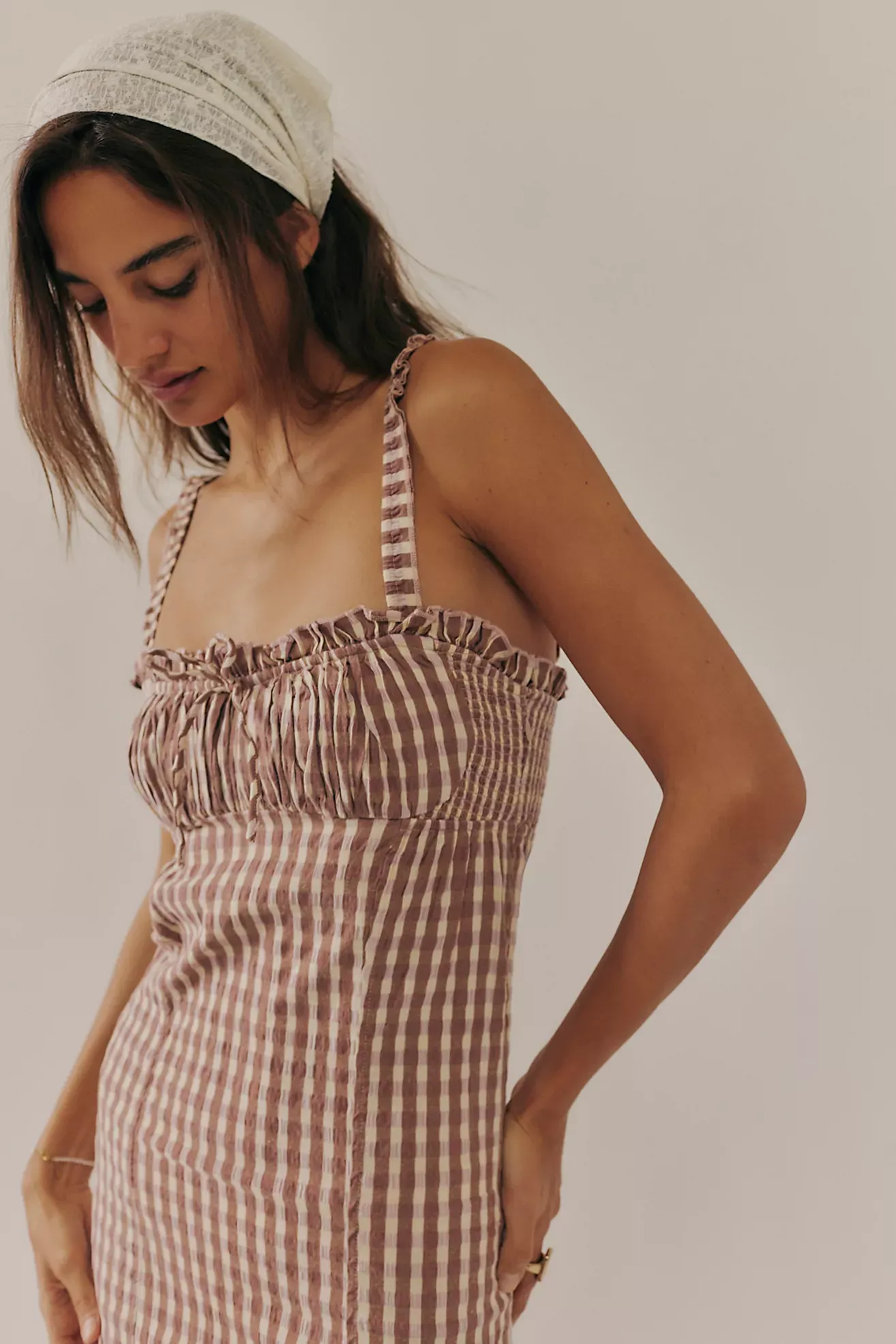 Lucinda Plaid Midi Dress