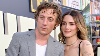 (L-R) Jeremy Allen White and Addison Timlin attend the Los Angeles Premiere of FX's "The Bear" at Goya Studios on June 20, 2022 in Los Angeles, California.