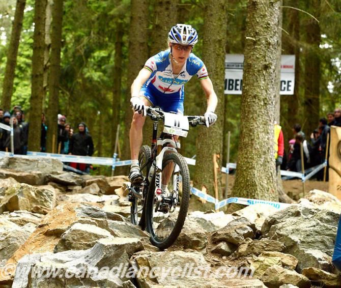 The final spot on the podium was filled by Catharine Pendrel (Luna Pro Team)