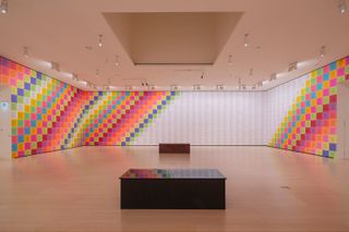 Installation view of ‘Jenny Holzer: Thing Indescribable​’ at Guggenheim Museum Bilbao, Spain
