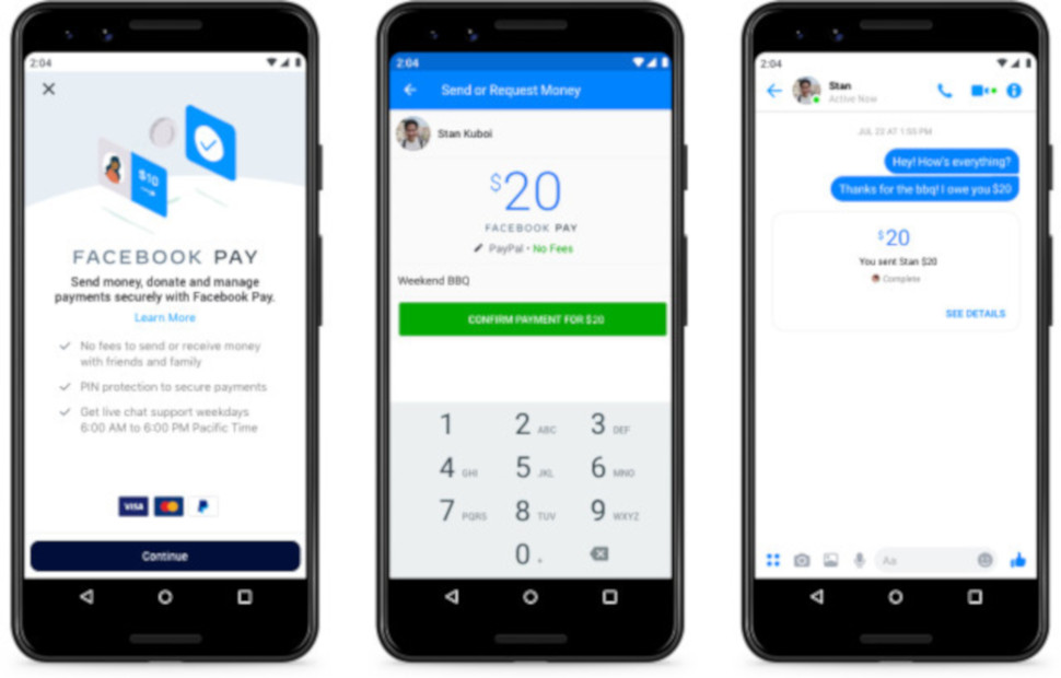 Facebook Pay brings new payments to Instagram, WhatsApp, and Facebook ...