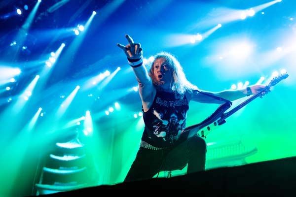 Iron Maiden onstage