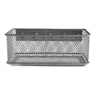 A wire mesh basket