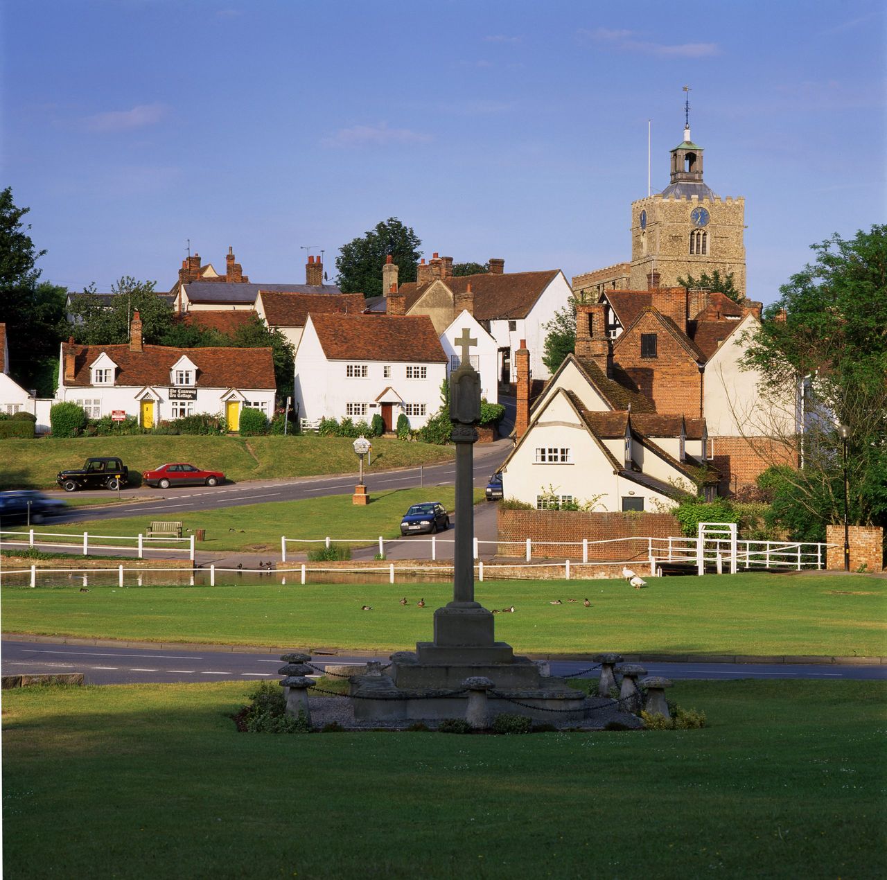 The lure of the village green? Places such as the Essex village of Finchingfield could see younger than normal buyers.