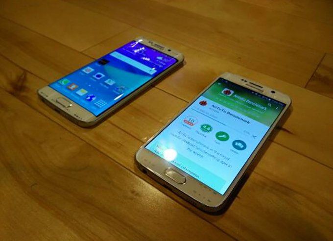 Samsung Galaxy S6 struts its stuff next to the Galaxy S6 Edge in latest leak