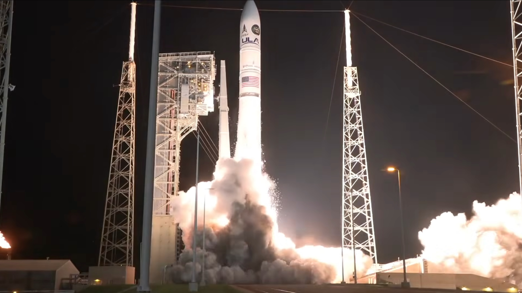 A United Launch Alliance Vulcan Centaur rocket launches the USSF-106 mission for the U.S. Space Force from Cape Canaveral Space Force Station in Florida on Aug. 12, 2025.