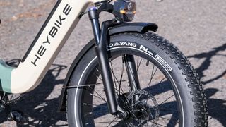 HeyBike Horizon electric bike suspension