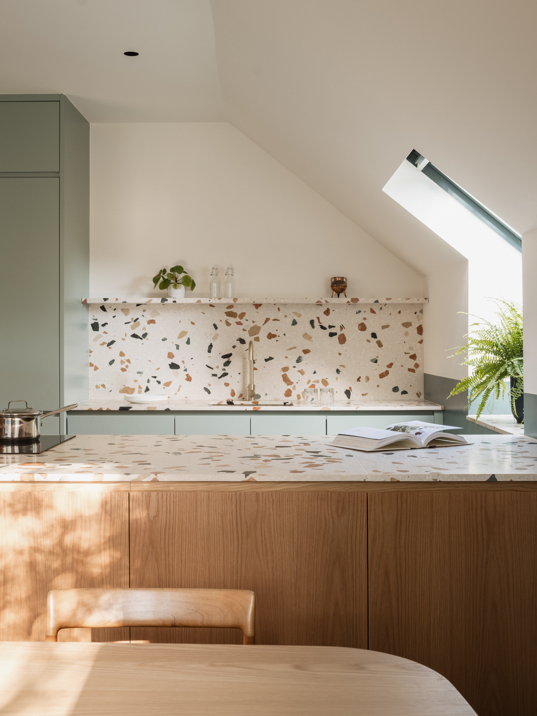 interior of Pyramid house, a refurbished milton keynes house