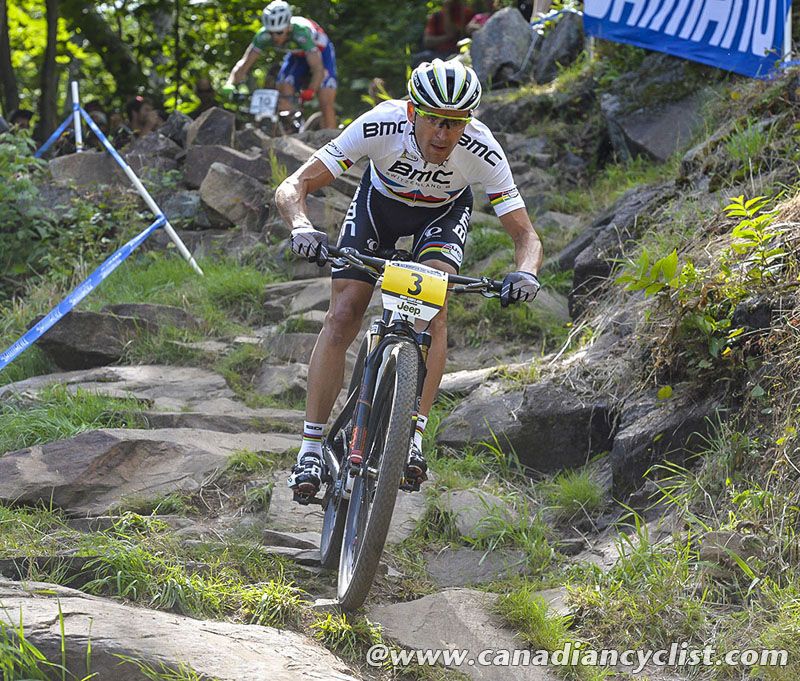 Julien Absalon (BMC Mountainbike Racing Team) was happy with second place