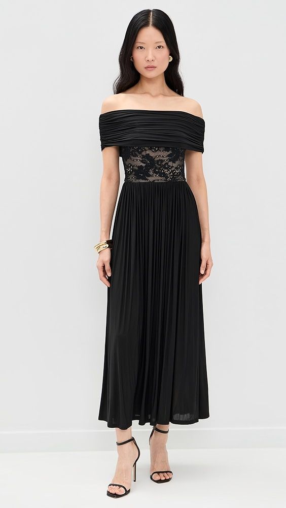 Zimmermann Stretch Lace Jersey Dress