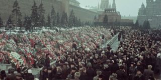 Mourners at Stalin's funeral in State Funeral
