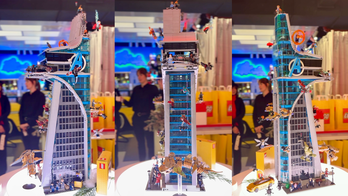 I just saw the $500 Lego Marvel Avengers Tower up close — and I can't wait  to assemble it
