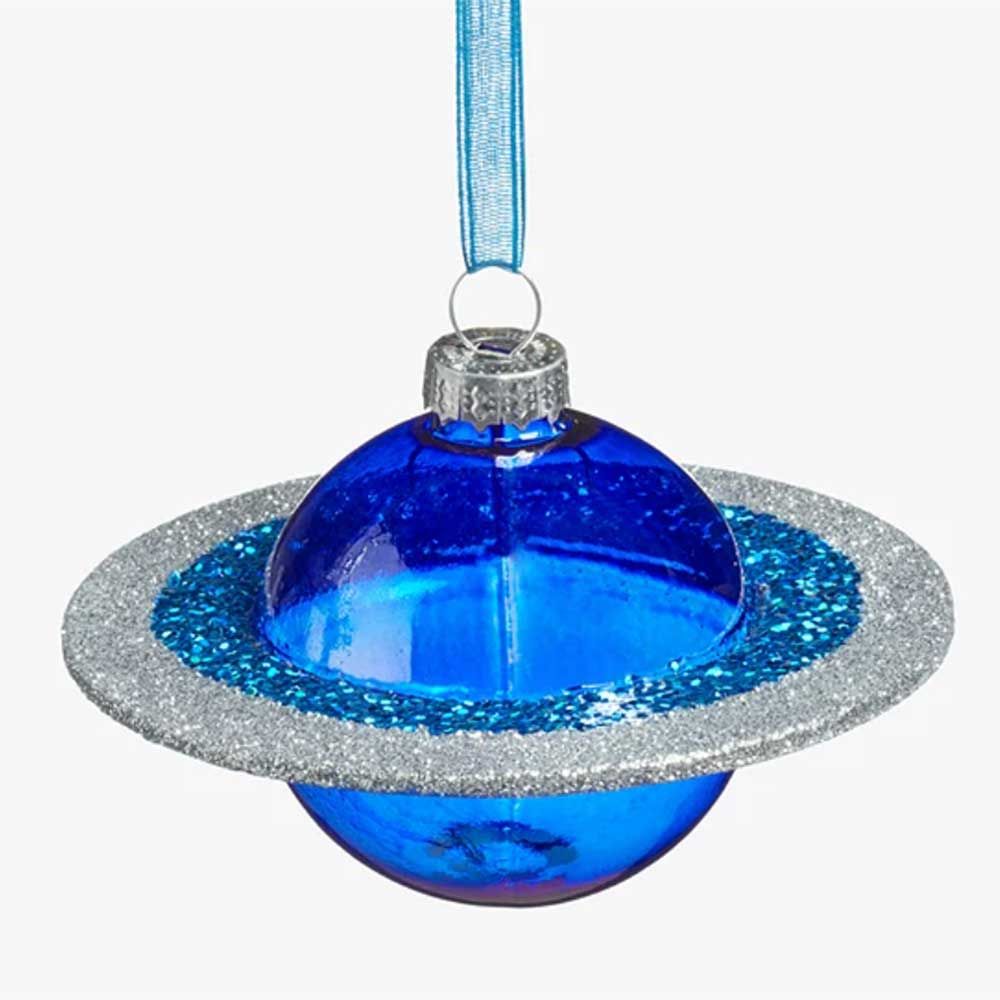 Blue planet tree decoration