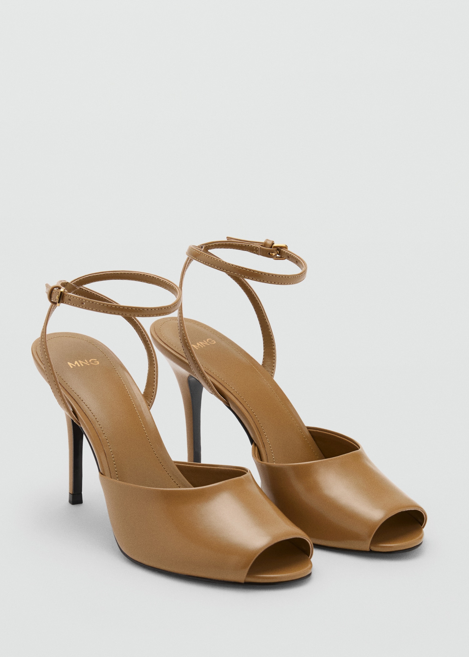 Ankle-Cuff Heeled Sandals - Women | Mango Usa