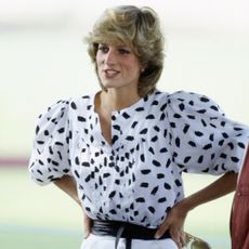 Princess Diana at the Polo