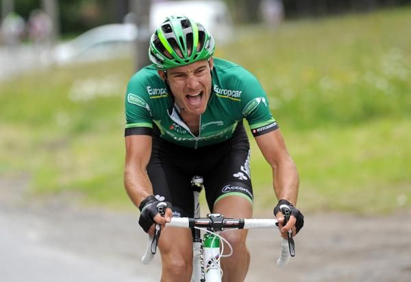 Christophe Kern (Europcar) broke clear in the final kilometers of stage 5