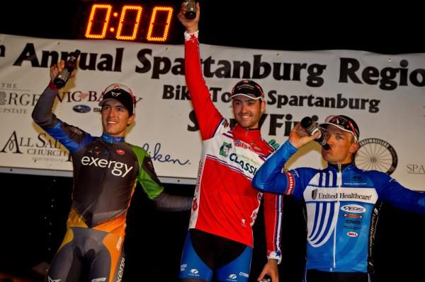 Spartanburg 2012 pro Men's Podium (L-R): Carlos Alzate, Jake Keough, Robert Forster
