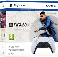 FIFA 23 Standard Edition for PS5 + DualSense Wireless Controller bundle | 30% off on Amazon