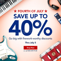 Musician's Friend 4th of July Sale: Up to 40% off