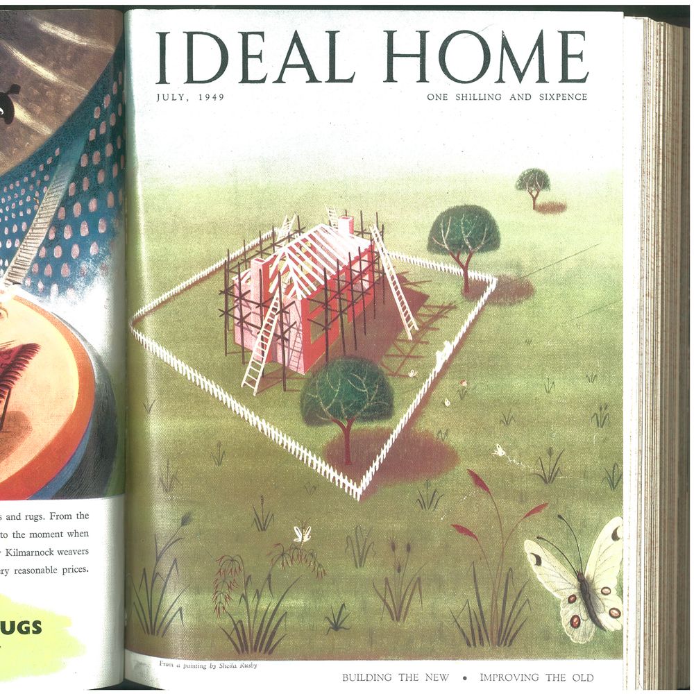 Here's Drayton Beauchamp gracing the pages of Ideal Home in 1949