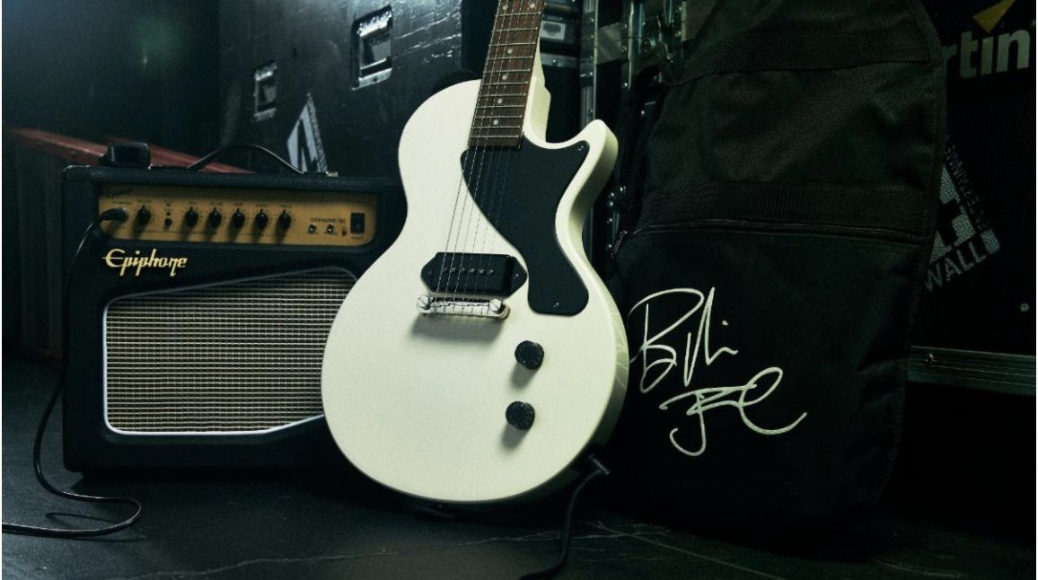 Epiphone&#039;s new Billie Joe Armstrong Les Paul Junior guitar