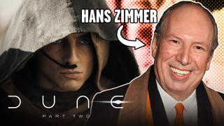 Timothée Chalamet as Paul Atreides in Dune: Part Two / Composer Hans Zimmer