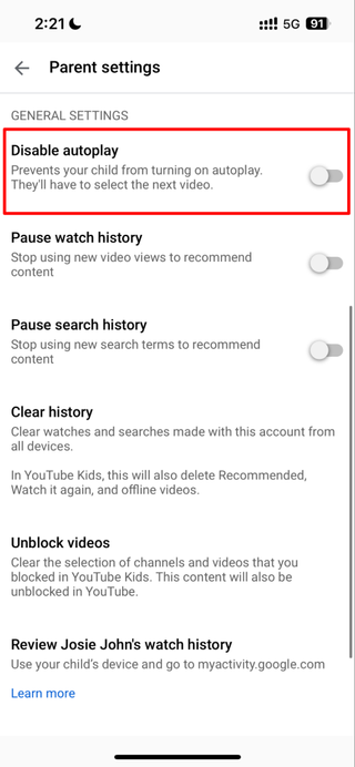 How to put parental control on Android 13