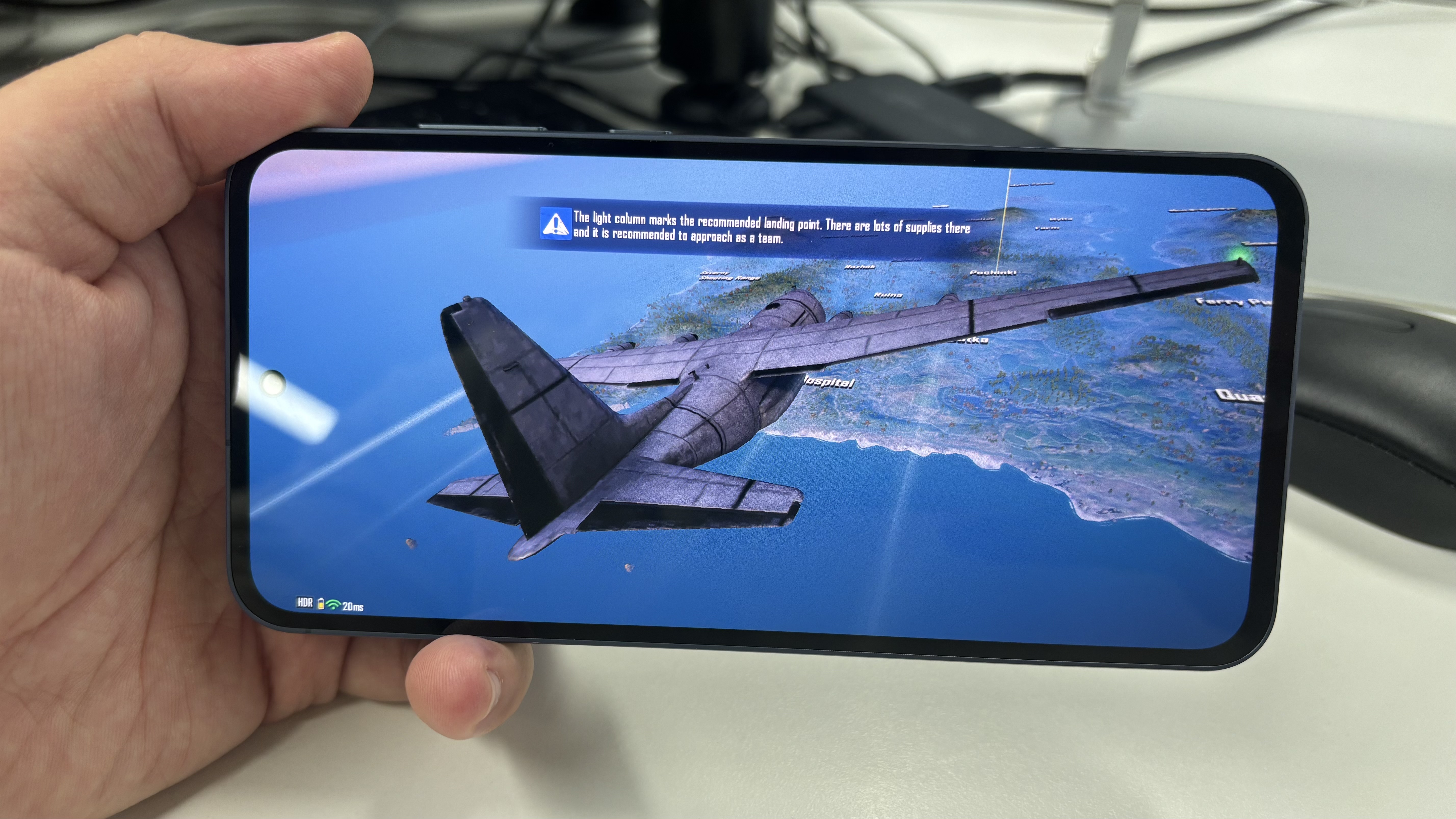 PUBG Mobile on the Samsung Galaxy A55