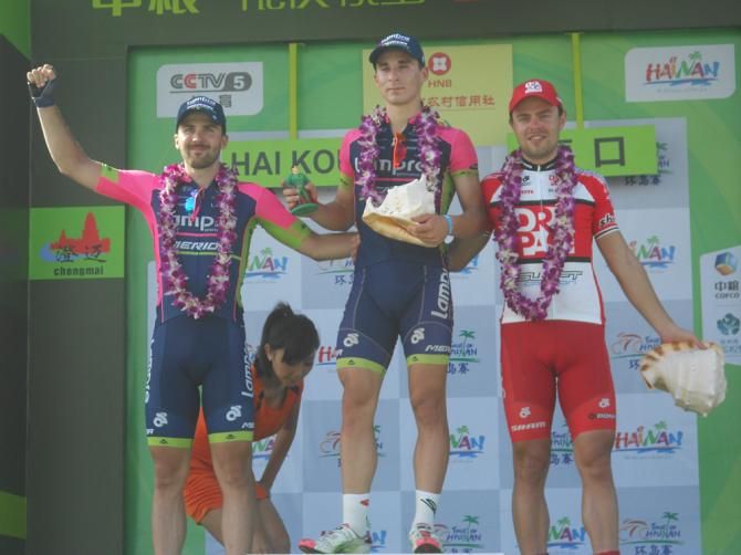 Niccolo Bonifazio (Lampre-Merida) wins stage 2
