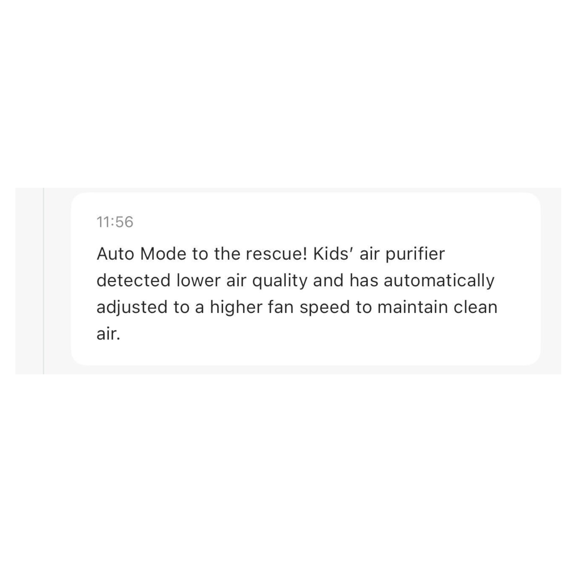 levoit sprout air purifier app notification