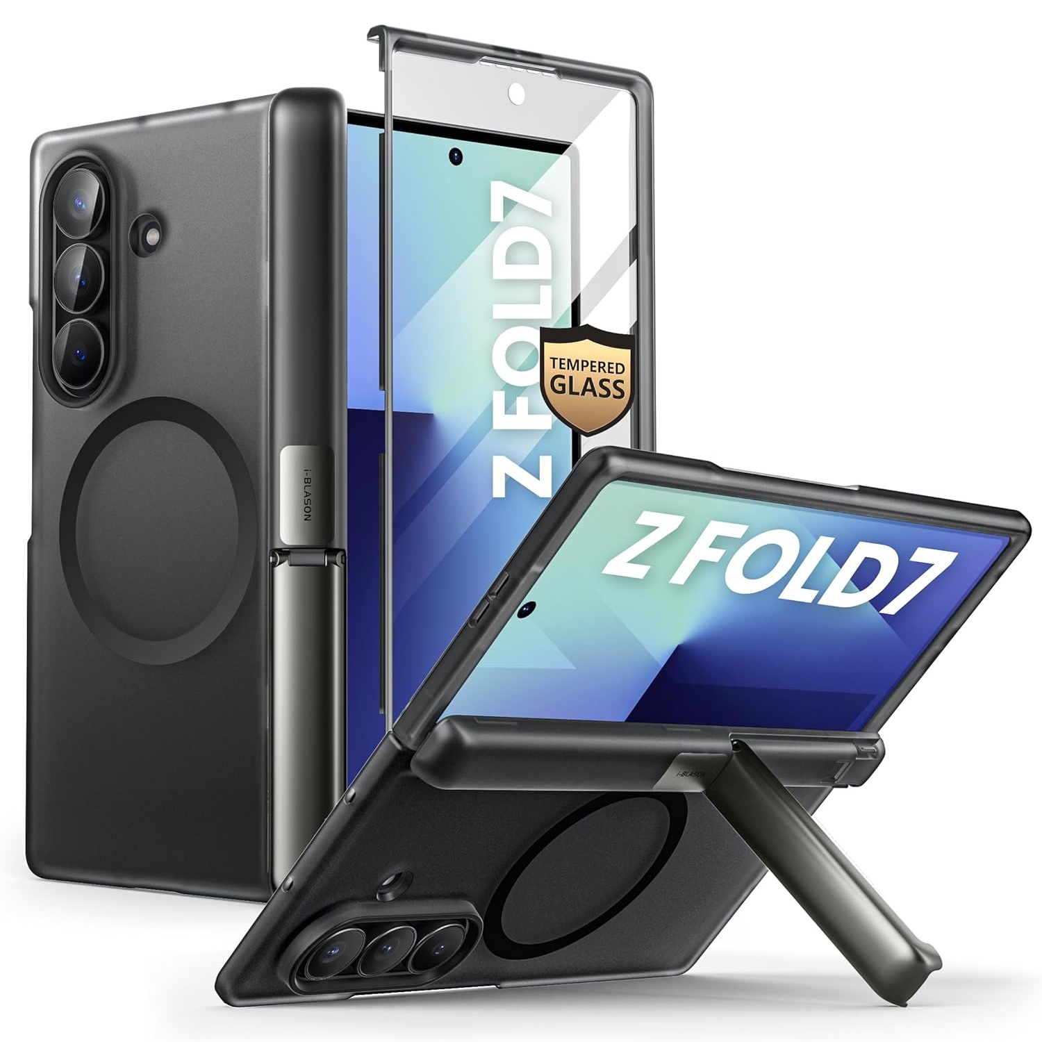 i-Blason Samsung Galaxy Z Fold 7 Clear MagSafe Case