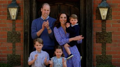 Prince George, Charlotte, Louis, Kate Middleton and Prince William