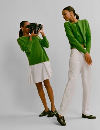 J.Crew's new spring collection featuring model Liya Kebede.