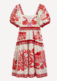 Off-White Rio Tiles Midi-Dress (£250.00) $330.00 | Farm Rio