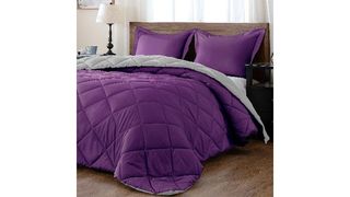 downluxe lightweight solid comforter set