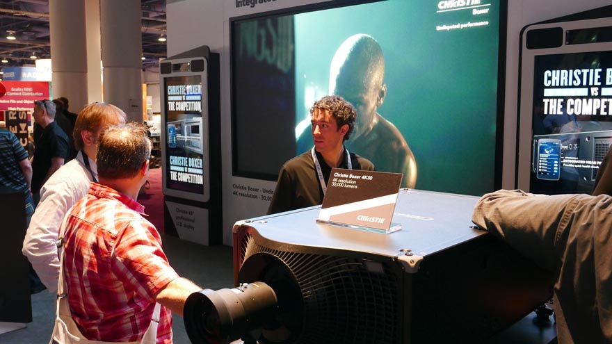 North America Debut of Christie Boxer 4K 30K Lumen at NAB