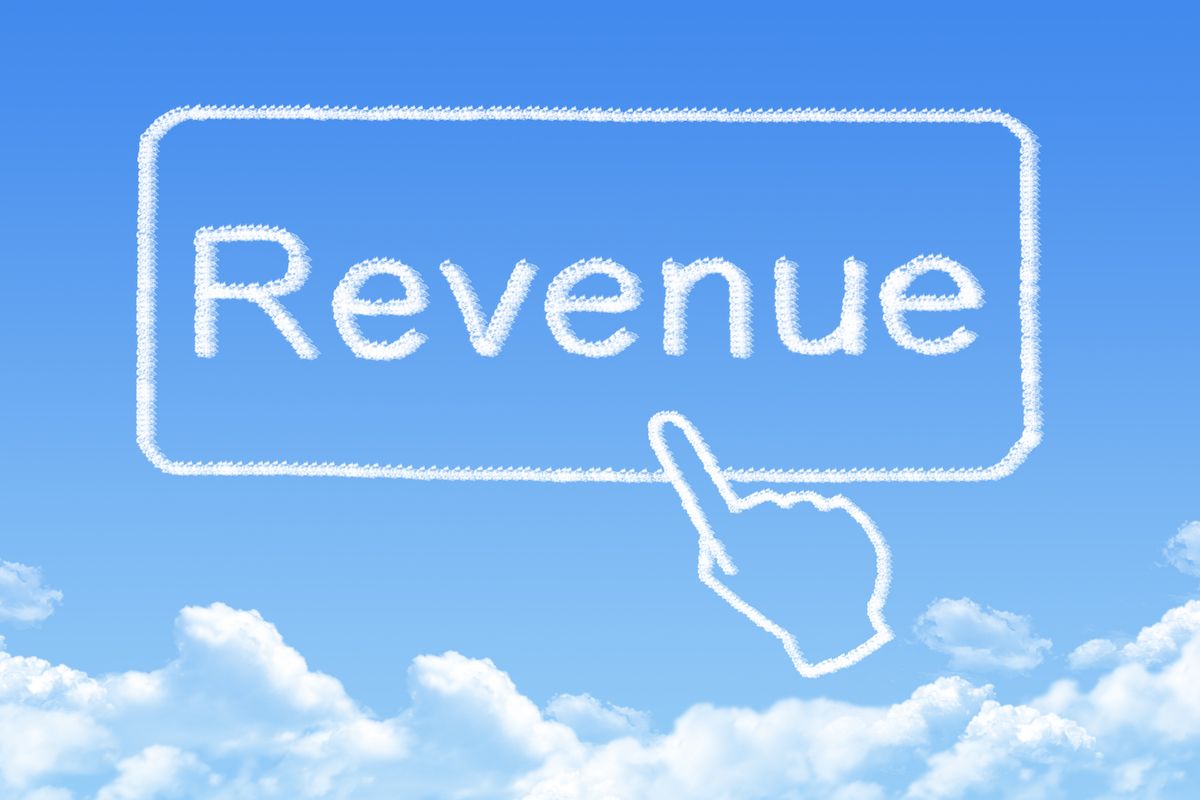 Revenue drawn in the clouds