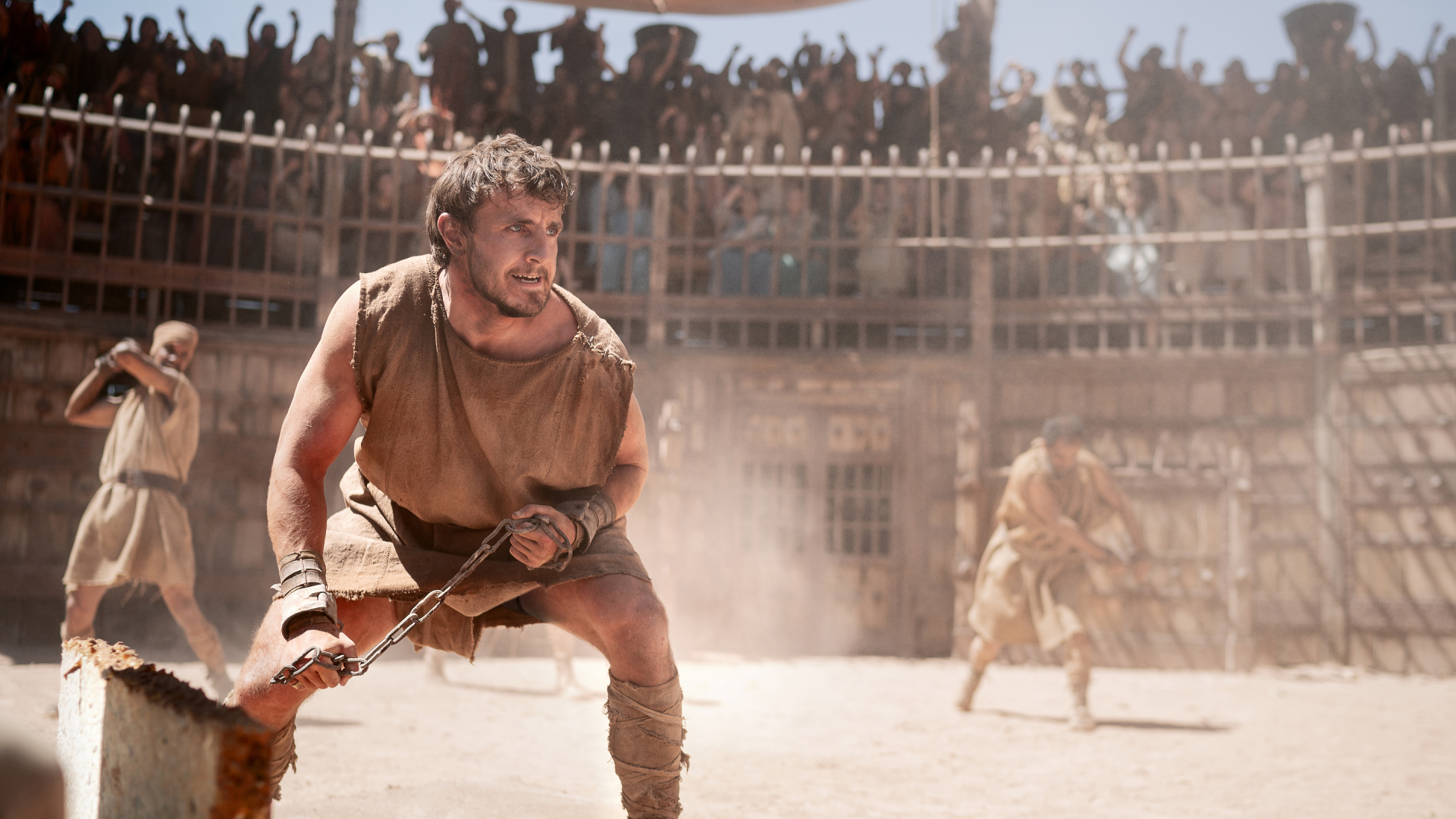 Paul Mescal como Lucius en Gladiador 2