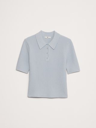 Sculpted Cropped Polo