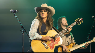 Ella Langley performs during Amazon Music Country Heat at Country Radio Seminar in Nashville, Tenn