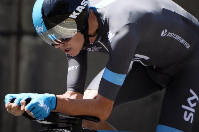 Chris Froome close up