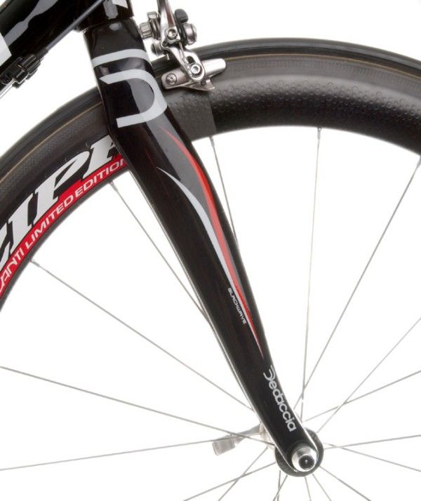 Pinarello-style curvy front fork