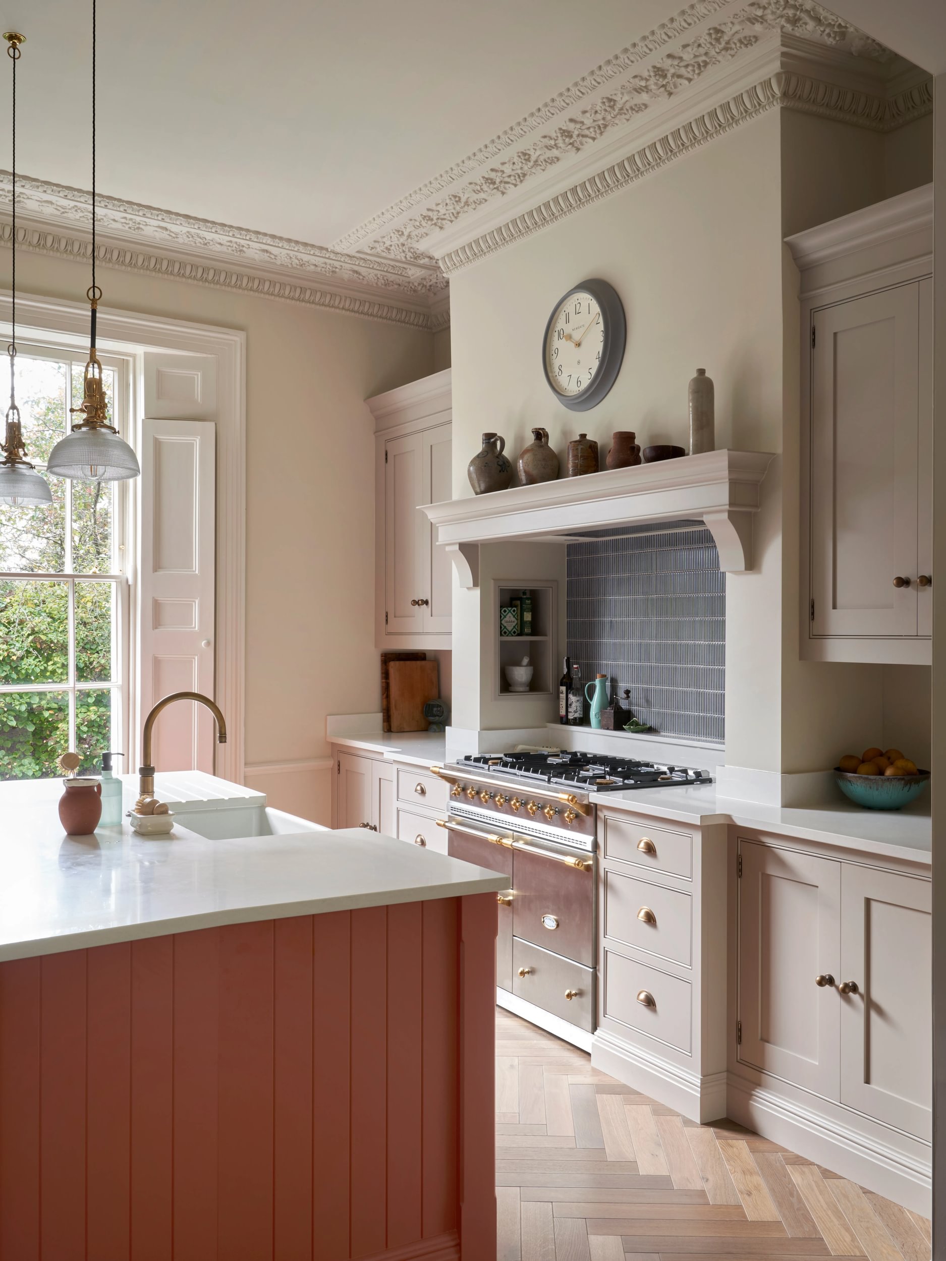 Interior shots of a renovated Victorian family home