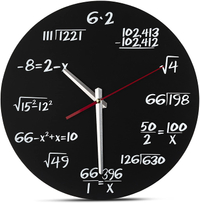 Decodyne Math Wall Clock: $19.95 at Amazon