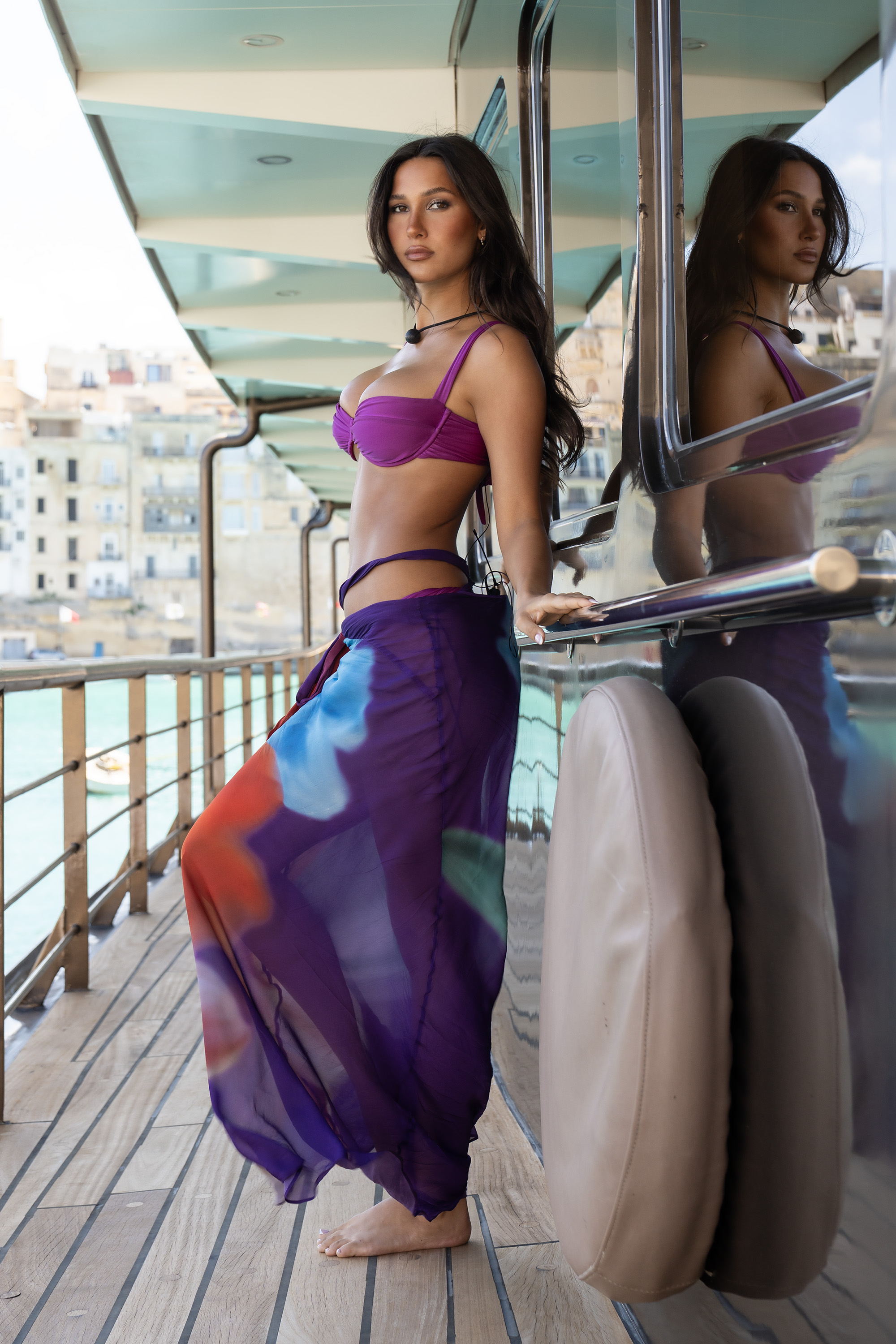 Gia from the Hulu dating show 'Love Overboard.'