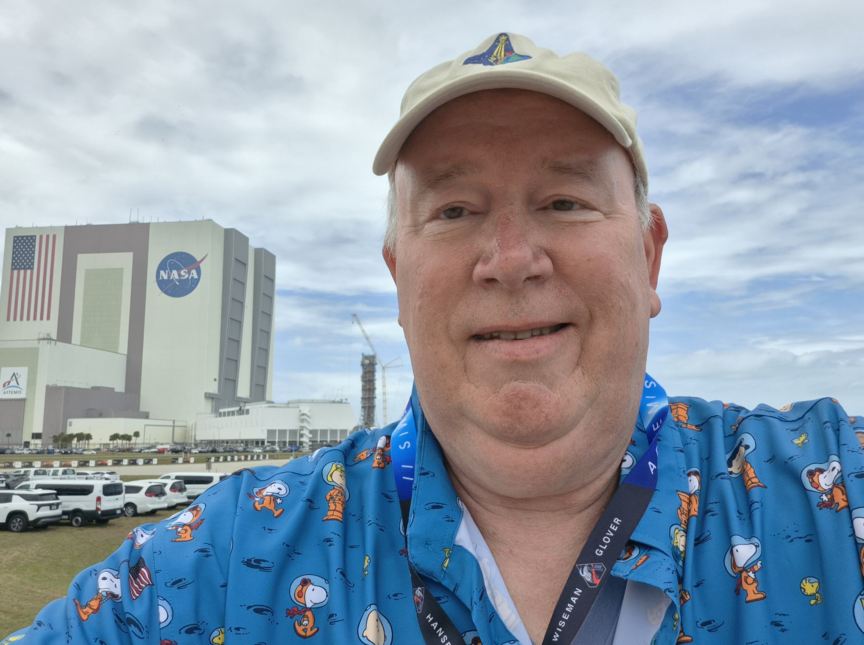 Roger Guillemette at NASA Kennedy on April 1