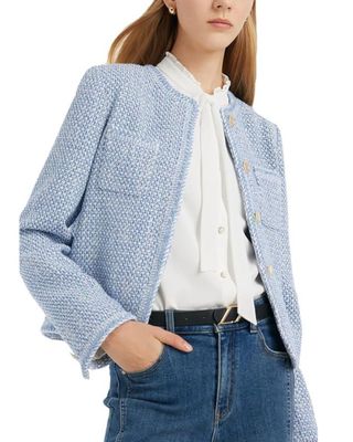 GOELIA, Tweed Blazer