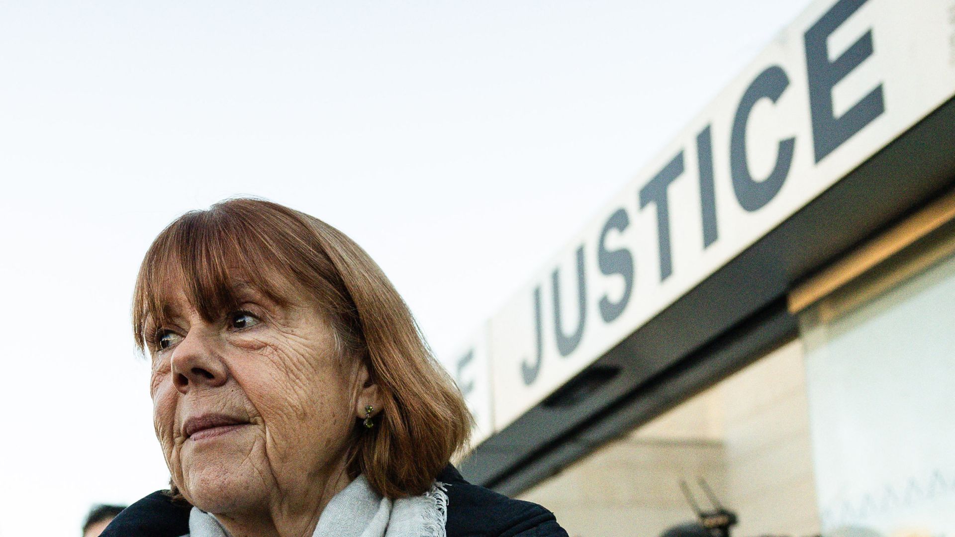 Gisele Pelicot leaving the Avignon courthouse in December 2024