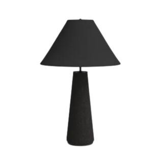 matte black table lamp